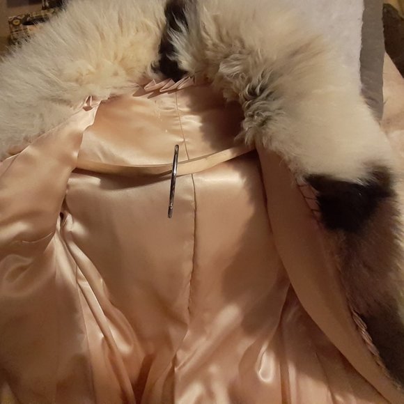 REAL FUR CROP JACKET VINTAGE ZIPPER super soft! - Picture 8 of 8